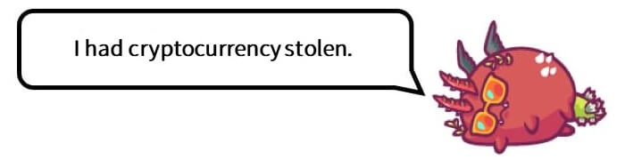 Cryptocurrency theft