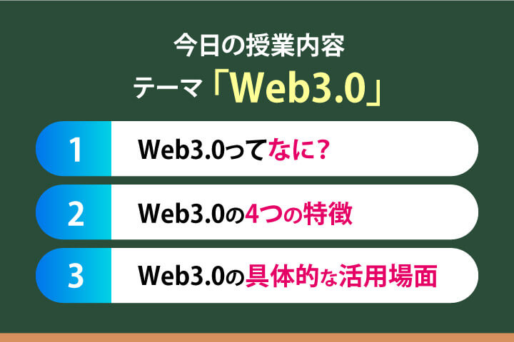 Web3.0のテーマ
